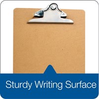 Factory direct promotional custom Letter Size Clipboards 9'' x 12.5'' Standard Clip Hardboard (Pack of 6)