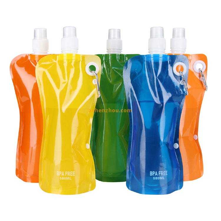 Fold water bottle plastic portable travel water bottle outdoor foldable drinking bottles