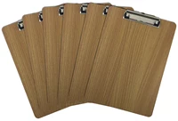 Factory high quality wholesale muti-function custom A4 wooden storage clipboard ,drawing clipboard, writing clipboard