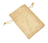 China factory wholesale price promotiona cheap jute bags burlap tote drawstring bags with handles for promotional
