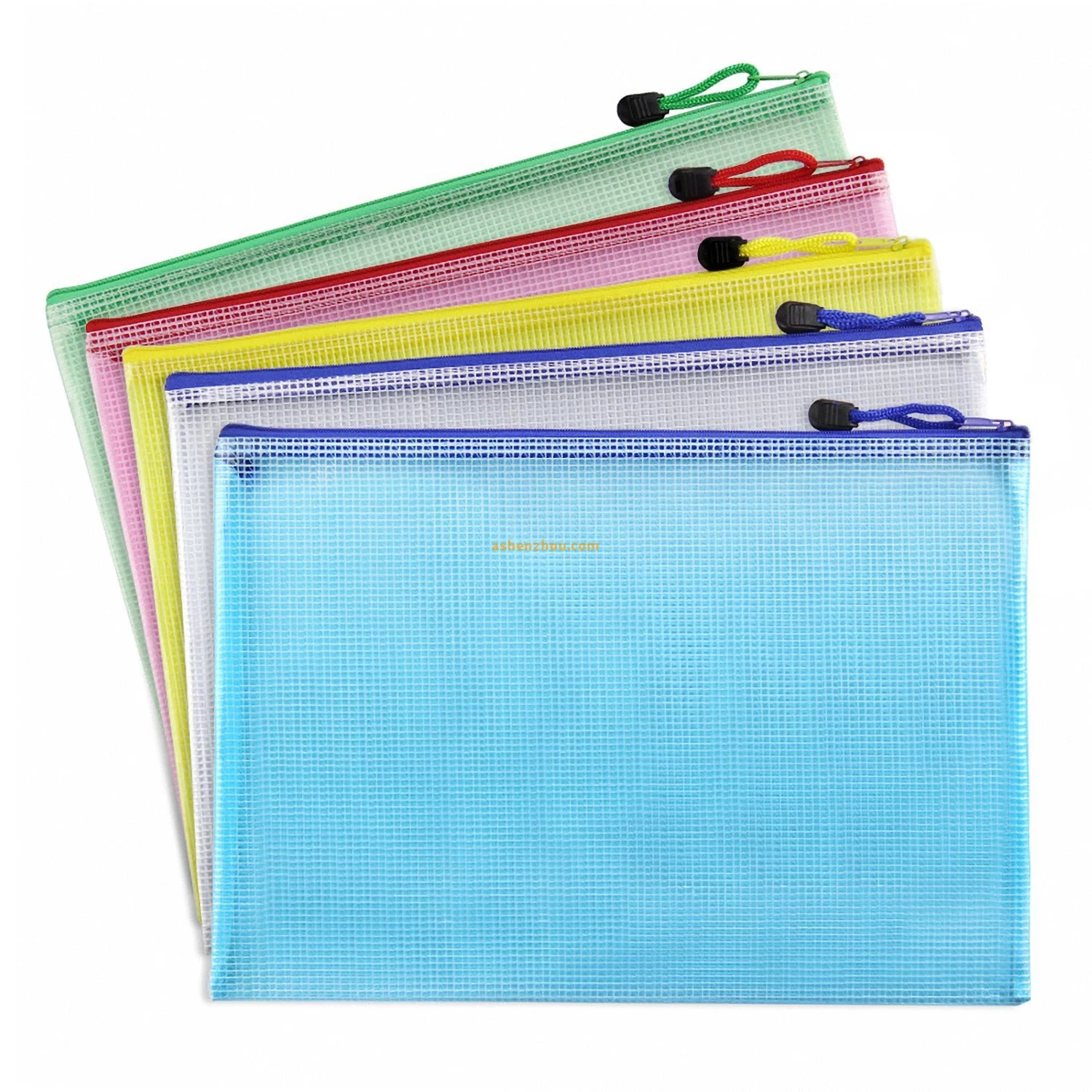 Top sale low price custom printing pp envelope type A4 transparent plastic file bag with elastic closure for promotion