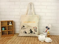 New design fashion custom portable canvas tote bag printed case bags durable handbags with logo for sale