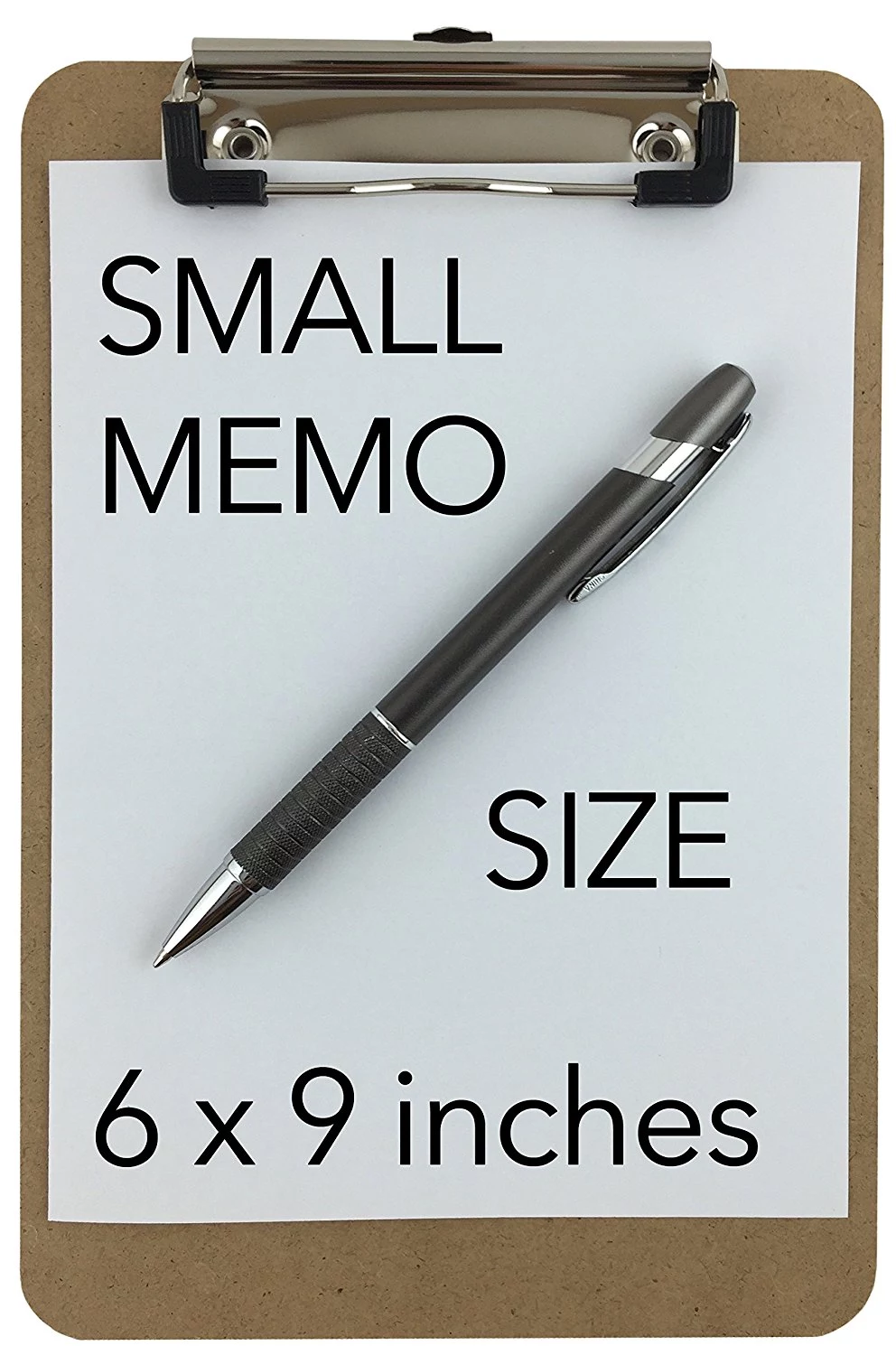 Popular high quality promotional custom 6 x 9 inch small size wooden clipboard on sale