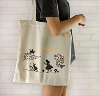 New design fashion custom portable canvas tote bag printed case bags durable handbags with logo for sale