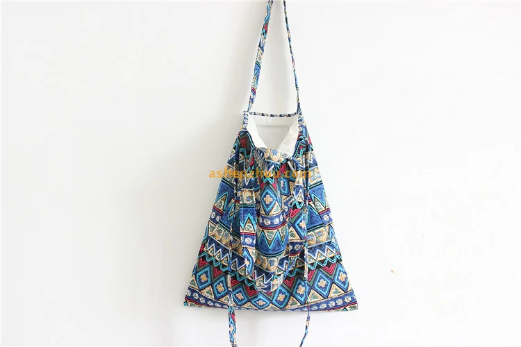 Fancy printed custom logo printing promotional colorful natural cotton fabric tote cloth bags shopping bags.