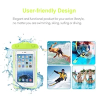 Universal waterproof accessories custom phone case PVC mobile phone waterproof bag with string for All kindy phone
