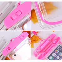 Universal waterproof accessories custom phone case PVC mobile phone waterproof bag with string for All kindy phone