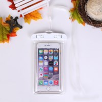 Universal waterproof accessories custom phone case PVC mobile phone waterproof bag with string for All kindy phone