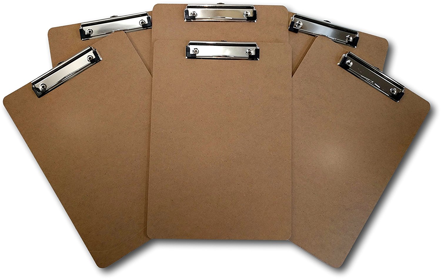 Hot Sale popular high quality custom various design Letter Size Clipboard Standard Clip 9'' x 12.5'' Hardboard (Pack of 6)
