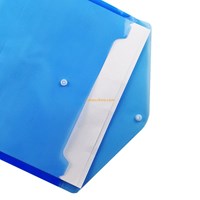 Good quality functional custom business promotion and advertising A4 clear pp plastic envelope wallets bags wholesale.