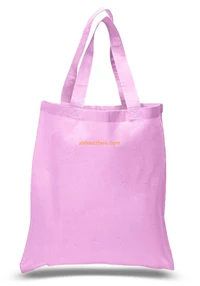 China factory wholesale price custom eco-friendly natural soft cotton carrier bag shopping tote fabric bags