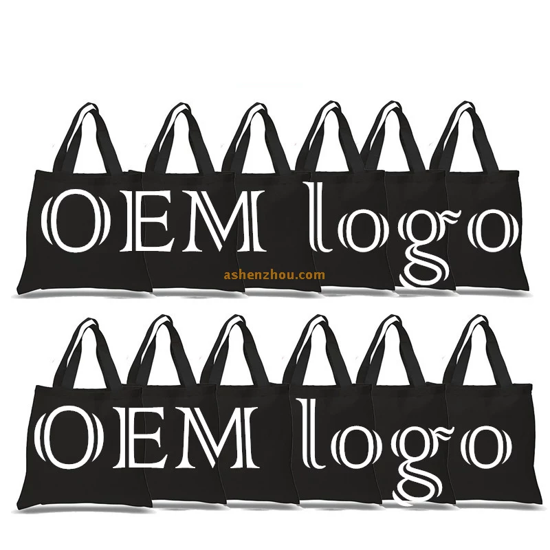 Wholesale custom design printed muslin fabric branded printed 100% cotton canvas bag eco shopping bags