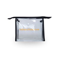 Wholesale price custom mini cute little clean PVC material zipper storing bags