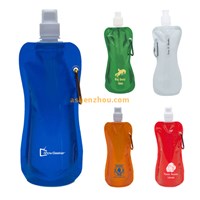 Plastic drinking bottle, custom foldable water bag, custom foldable water bottle for promotional