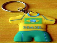 Wholesale customized logo 3D PVC Cartoon key chains online cool rubber model keychain for guys