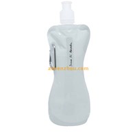 Plastic drinking bottle, custom foldable water bag, custom foldable water bottle for promotional