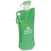 Collapsible plastic sports bottle for gym, water bottle foldable, BPA Free foldable water bottle