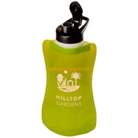 Foldable drinking water bottle, travel BPA Free sports collapsible water bottle, collapse plastic bottle.
