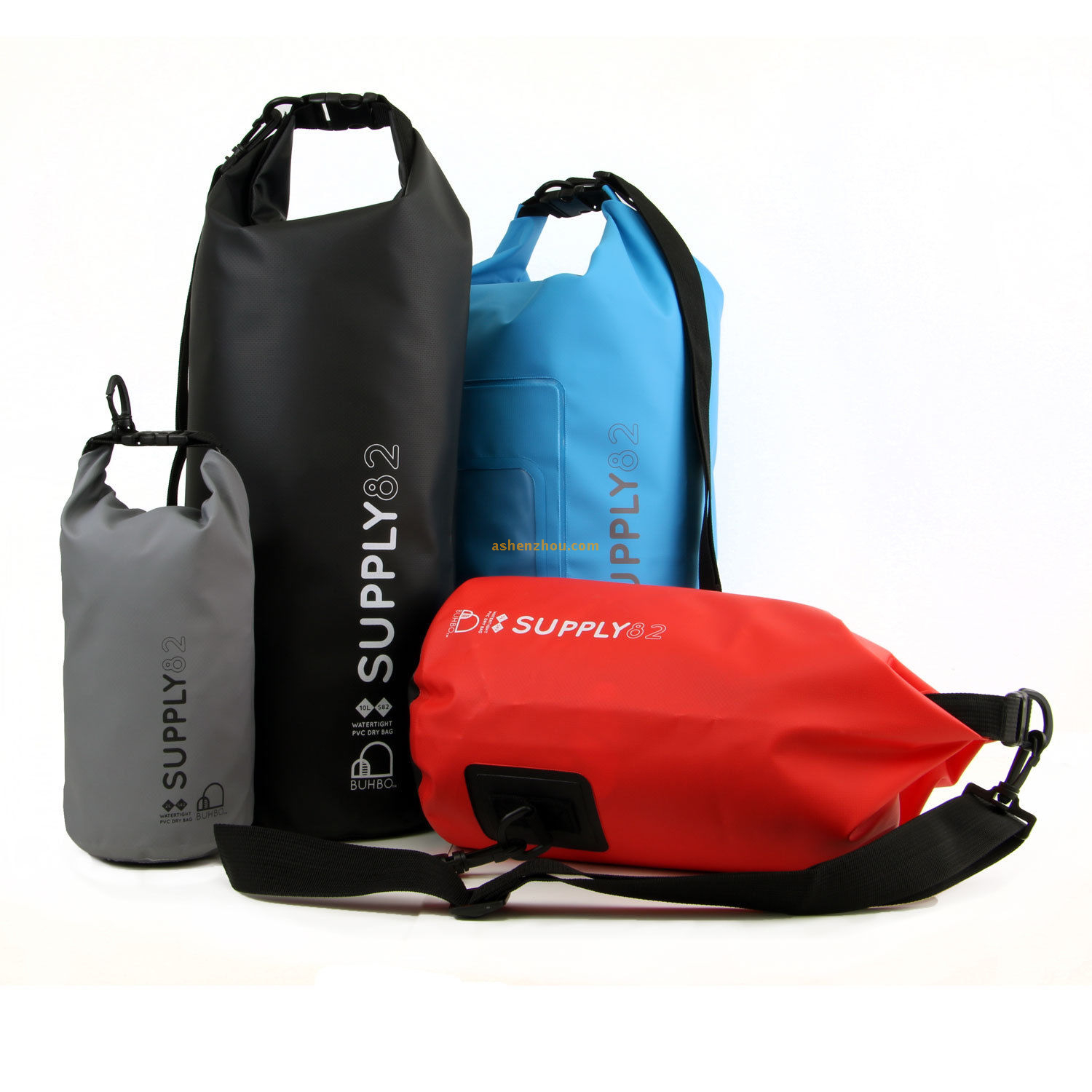 PVC waterproof ocean pack dry bag, custom waterproof dry bag with handle and strap for outdoor sports