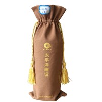 Special design cheap custom nice velvet drawstring pouches bags gift round bottom bags velvet lined creative gift cord box with personalized tassel drawstring.