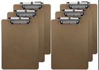 Most popular cheap personalized design durable clipboard folder, standard wooden hardboard size with pen holder