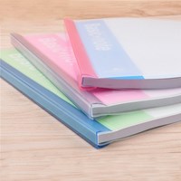 High quality wholesale custom office report cover file folder A4 clear pvc slide bars slide binder
