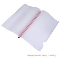 China wholesale custom colorful A4 size clear document folder pvc slide bar plastic file binders