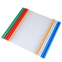 China wholesale custom colorful A4 size clear document folder pvc slide bar plastic file binders
