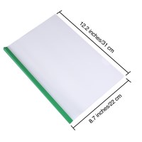 New arrival best price custom design A4 transparent report cover folder binder spine bar slide clamp