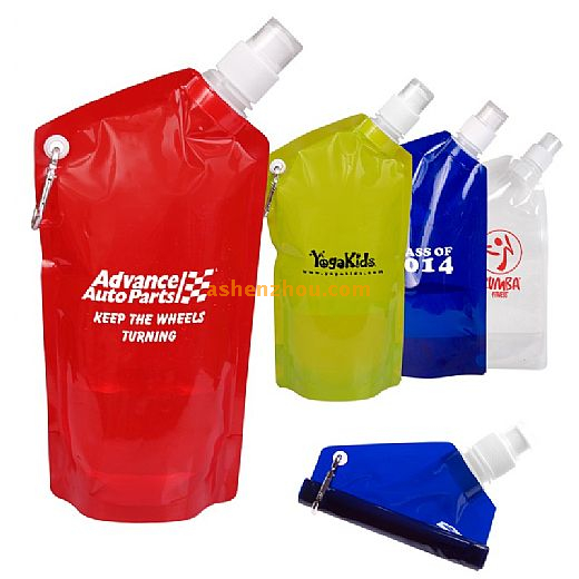 Traveling water bottle custom sports fold bottle plastic portable foldable water bottle
