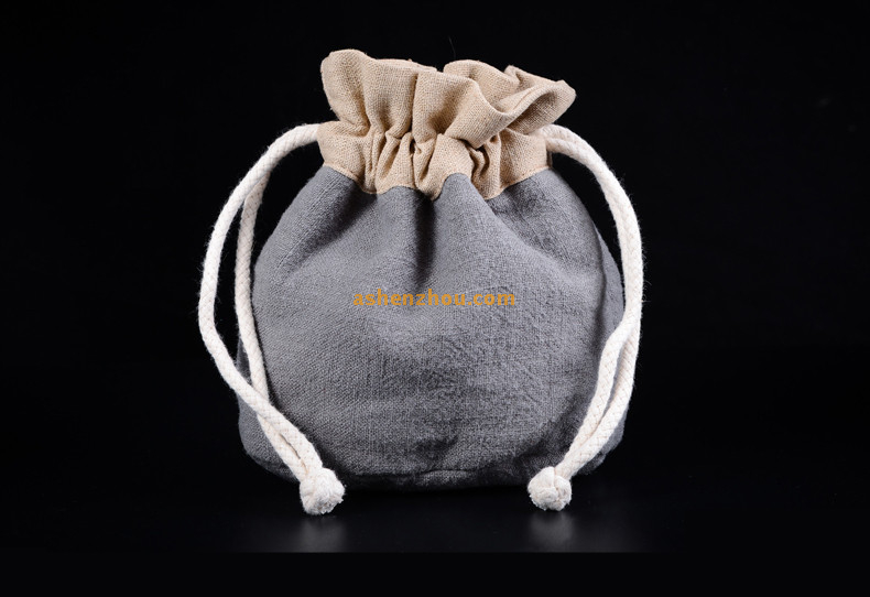 China supplier wholesales custom durable eco friendly burlap drawstring bags in bulk