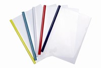 Factory direct good quality custom colorful various size L-shape file folder spine bar slide binder PVC clip