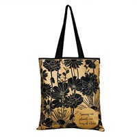 Factory supply wholesale custom High Quality personalized cotton fabric tote bags printing with zipper for shopping