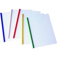 Factory direct good quality custom colorful various size L-shape file folder spine bar slide binder PVC clip