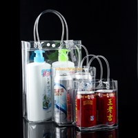 Factory price wholesale custom transparent waterproof clear resistant case PVC clean pouch bags