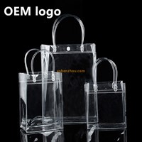 Factory price wholesale custom transparent waterproof clear resistant case PVC clean pouch bags