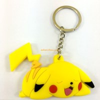 Wholesale custom personalised cheap PVC keychains online with large key rings