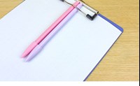 Cheap personalized design custom assorted colors plastic stationery clipboard low-profile clip, A3 A4 A5 Size PP clipboard