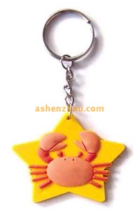 Promotional wholesale custom funny pvc material keychains with personalized key rings bulk online store