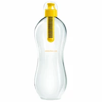 550ml Active carbon filter water bottle water filter bottle with carabiner purify bottle for sports