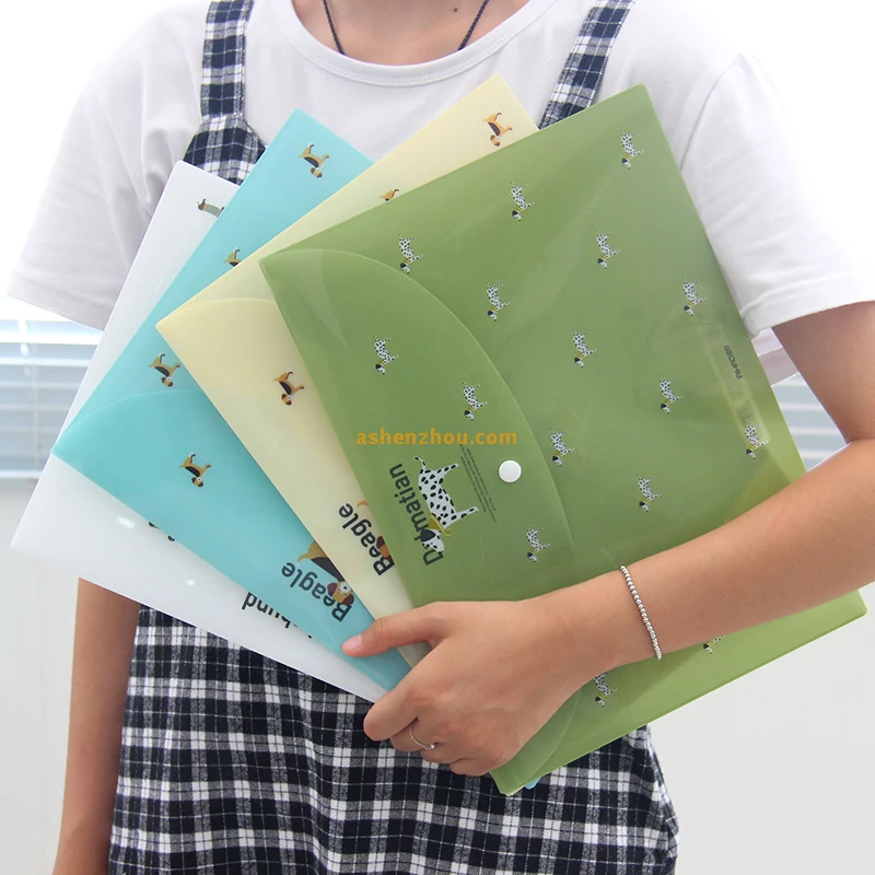 Super quality wholesale custom logo printed zipped personalized pp plastic ironing plastic document envelopes bags