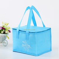 Factory best selling green recycle large shoulder strap polyester material refrigerated insulation carry tote oval cooler bag