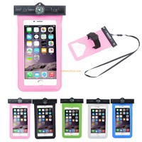 5.5 inch Universal mobile phone accessory PVC case best waterproof bag for swimming, custom logo waterproof phone pouch for apple iphones