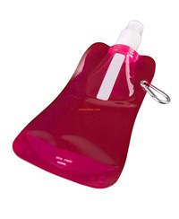 Foldable water bottle, reusable outdoor BPA Free collapsible bottle, promo soft custom water bottle