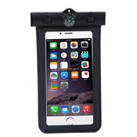 5.5 inch Universal mobile phone accessory PVC case best waterproof bag for swimming, custom logo waterproof phone pouch for apple iphones