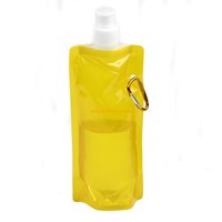 Food grade aseptic fruit infuser plastic folding bicycle water bottle portable foldable sport bottle