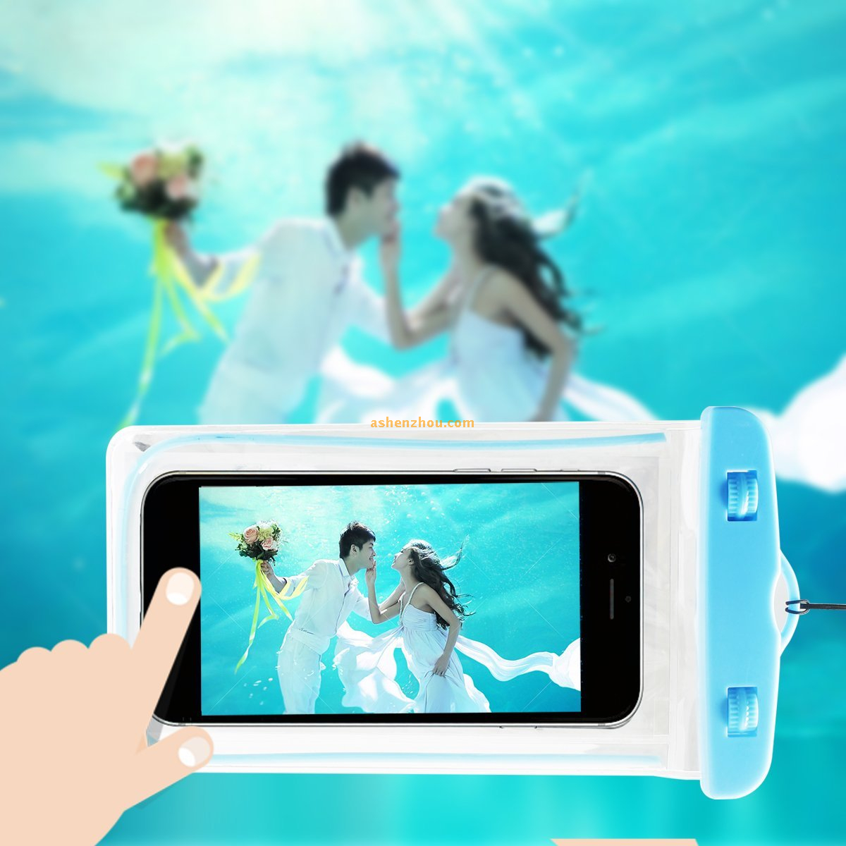 Universal night fluorescence waterproof cell phone case iphone, mobile accessories phone case for iphone