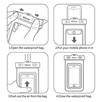Best waterproof phone bag, universal waterproof phone case dry bag perfect for iPhone 7 plus, 7, 6s, 6s Plus, 6, 6 plus, Samsung Galaxy S8 S7 S6, Moto G5, LG, etc