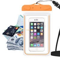 PVC waterprooof phone bag for iphone 6, for best iphone 6 waterproof case, cell phone waterproof pouch for universal smartphone