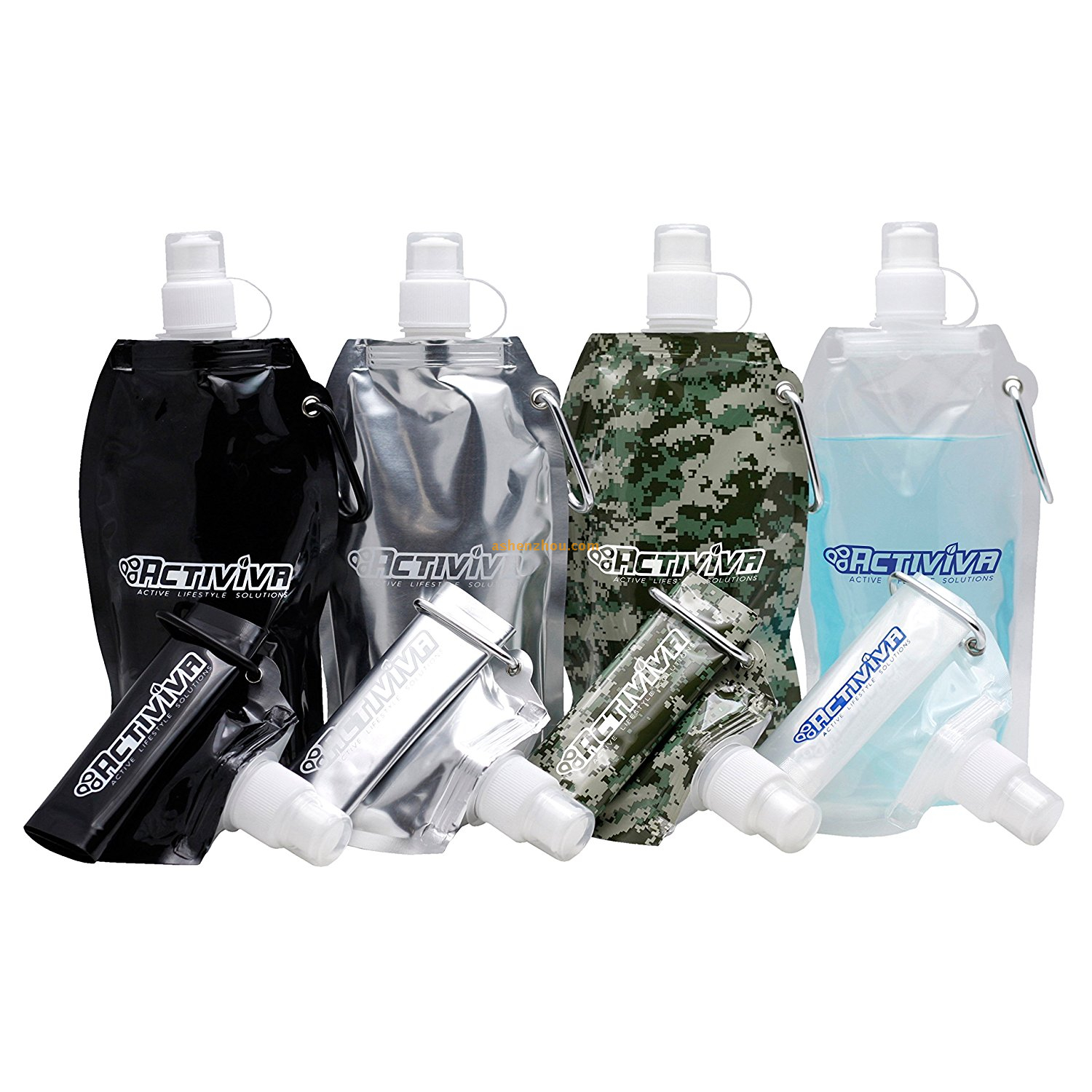 Cheap portable flexible collapsible foldable plastic water bottle survival emerg BPA Free